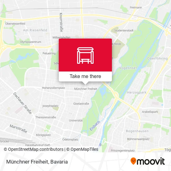 Карта Münchner Freiheit