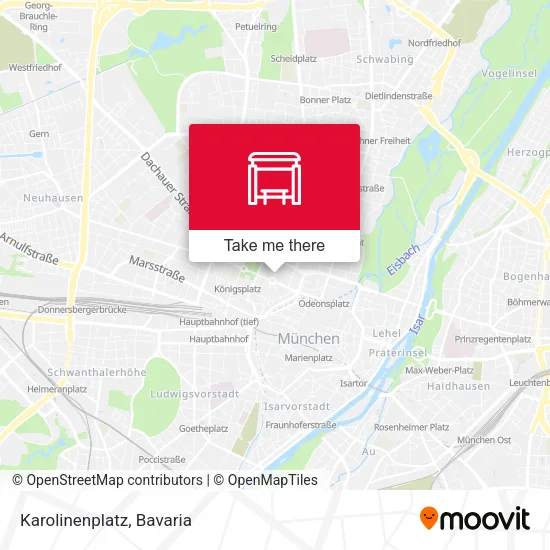 Карта Karolinenplatz