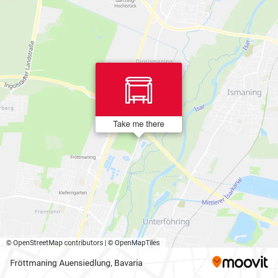 Карта Fröttmaning Auensiedlung