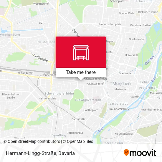 Карта Hermann-Lingg-Straße