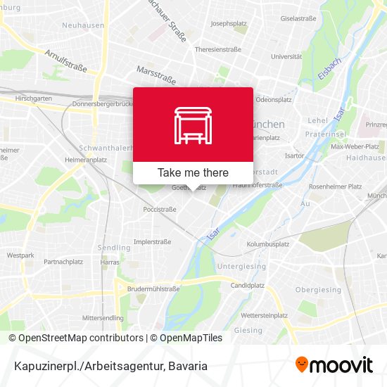 Kapuzinerpl./Arbeitsagentur map