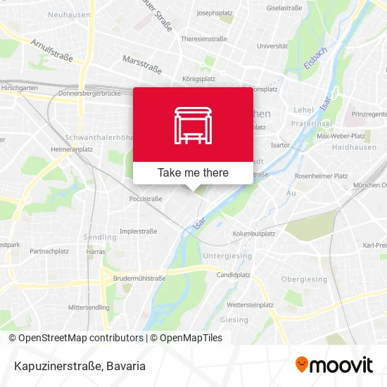 Карта Kapuzinerstraße