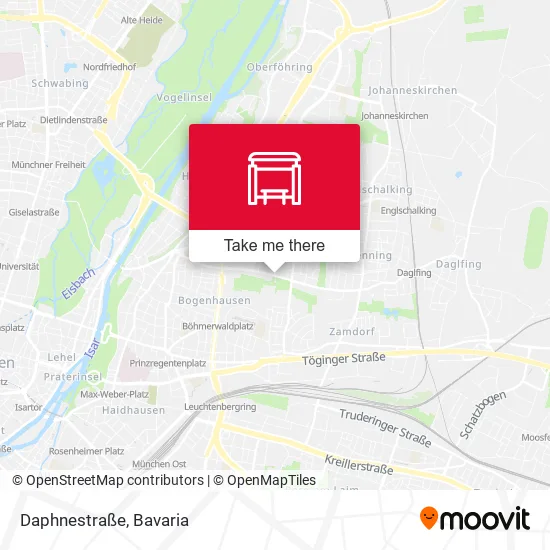 Карта Daphnestraße