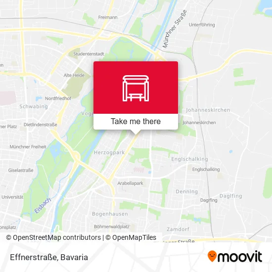 Карта Effnerstraße