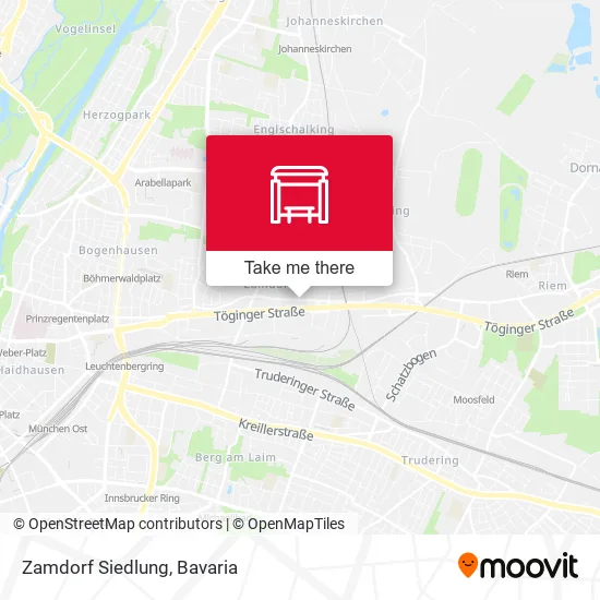 Карта Zamdorf Siedlung