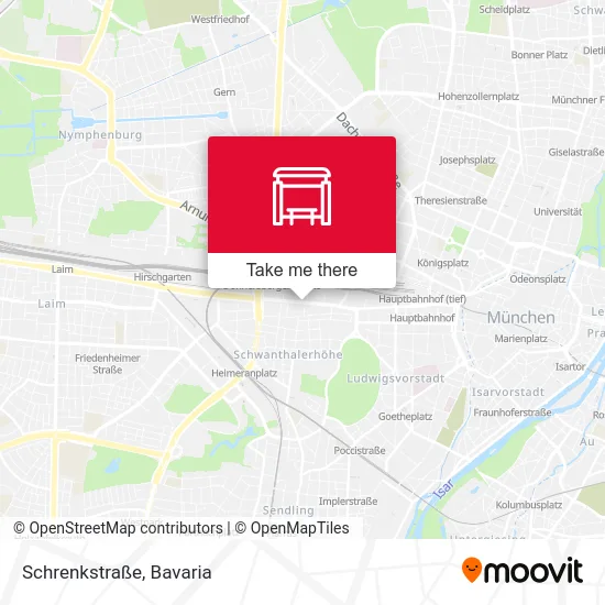 Карта Schrenkstraße