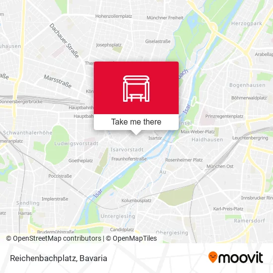 Карта Reichenbachplatz