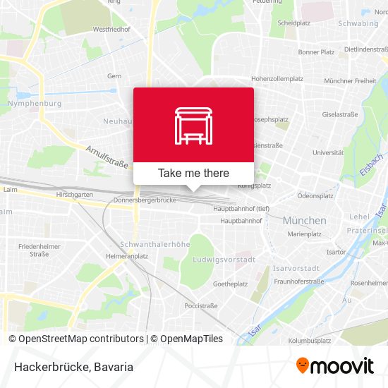 Карта Hackerbrücke