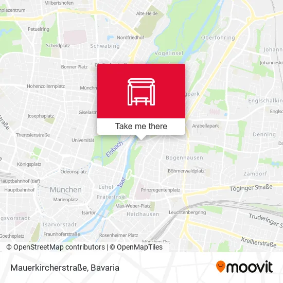 Карта Mauerkircherstraße