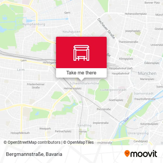 Карта Bergmannstraße