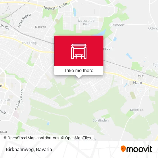 Карта Birkhahnweg