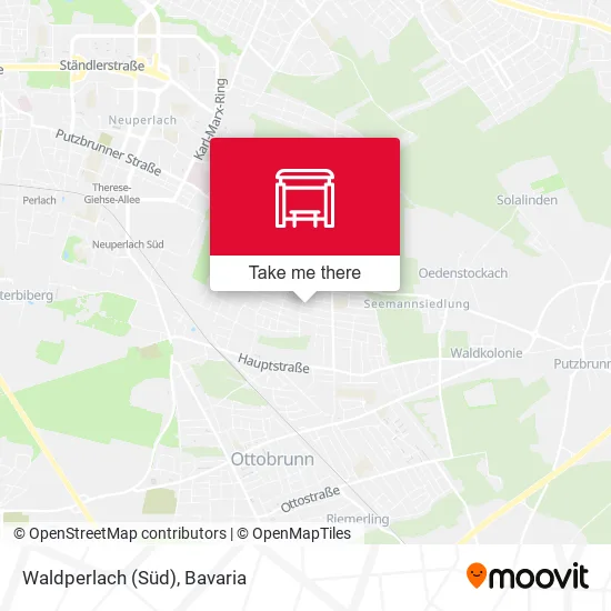 Карта Waldperlach (Süd)