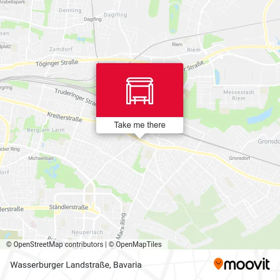 Карта Wasserburger Landstraße