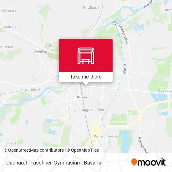 Dachau, I.-Taschner-Gymnasium map