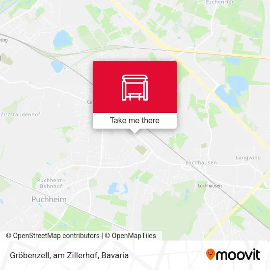 Карта Gröbenzell, am Zillerhof