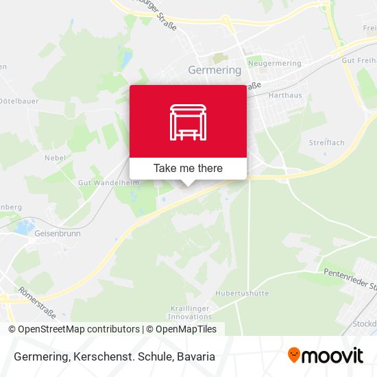 Germering, Kerschenst. Schule map