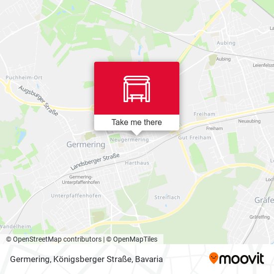 Germering, Königsberger Straße map
