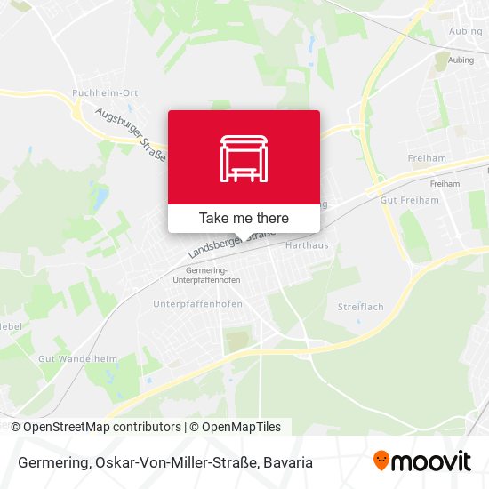 Germering, Oskar-Von-Miller-Straße map