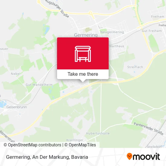 Карта Germering, An Der Markung