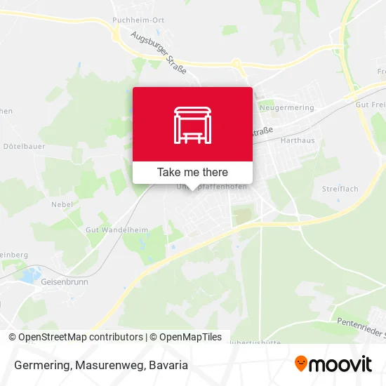 Карта Germering, Masurenweg