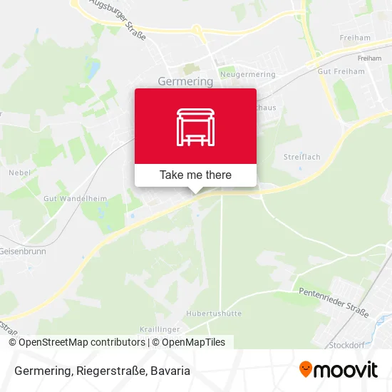 Карта Germering, Riegerstraße