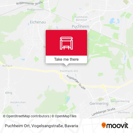 Карта Puchheim Ort, Vogelsangstraße
