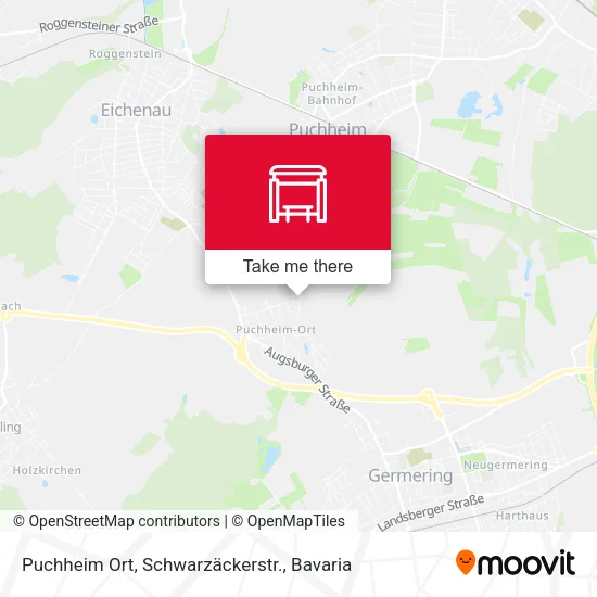 Карта Puchheim Ort, Schwarzäckerstr.