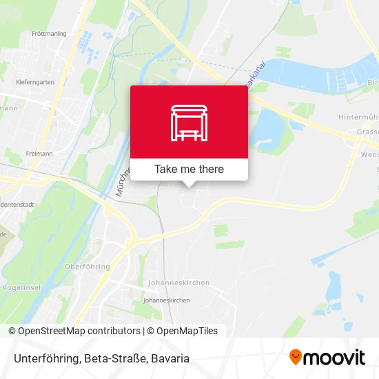 Карта Unterföhring, Beta-Straße