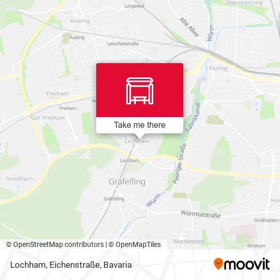 Карта Lochham, Eichenstraße