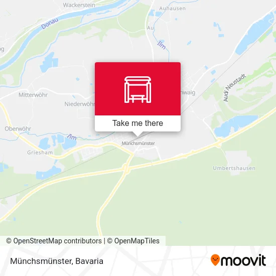 Карта Münchsmünster