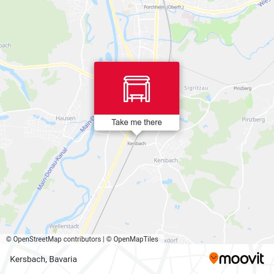 Карта Kersbach