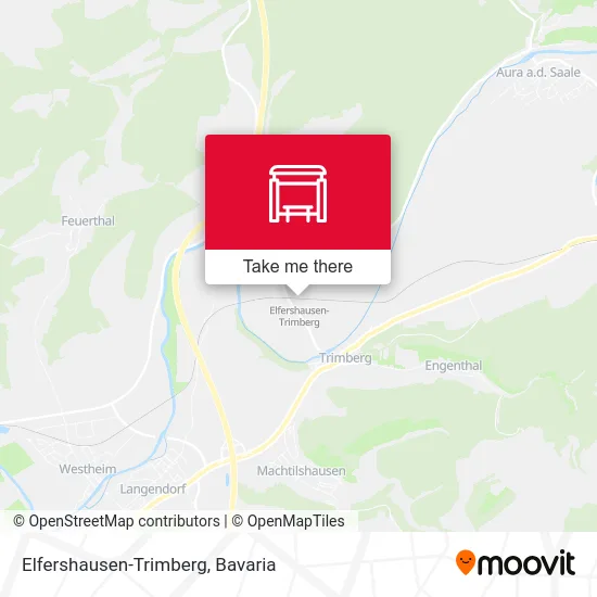 Карта Elfershausen-Trimberg