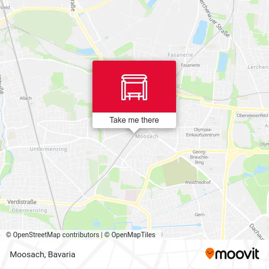 Карта Moosach