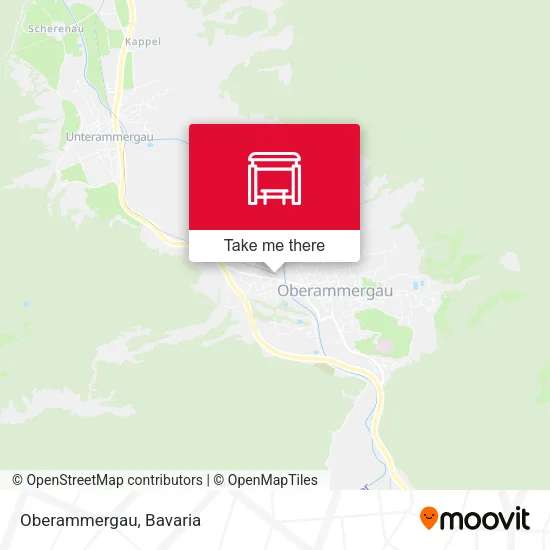 Карта Oberammergau