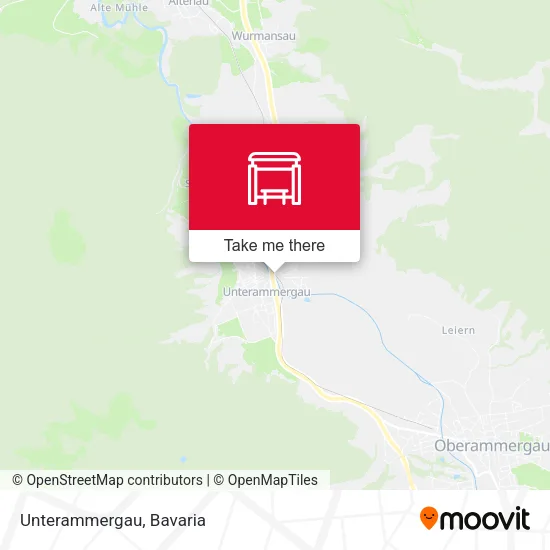 Карта Unterammergau