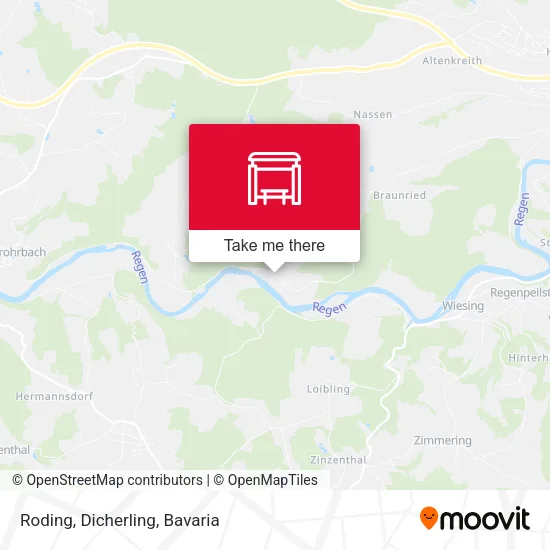 Карта Roding, Dicherling