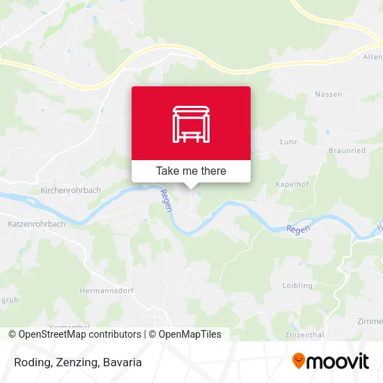 Карта Roding, Zenzing