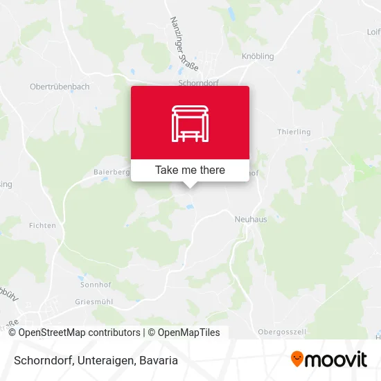 Карта Schorndorf, Unteraigen