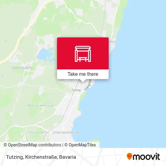 Tutzing, Kirchenstraße map