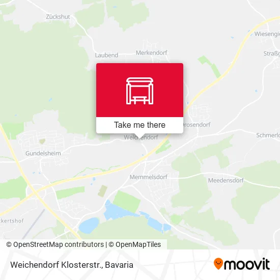 Карта Weichendorf Klosterstr.