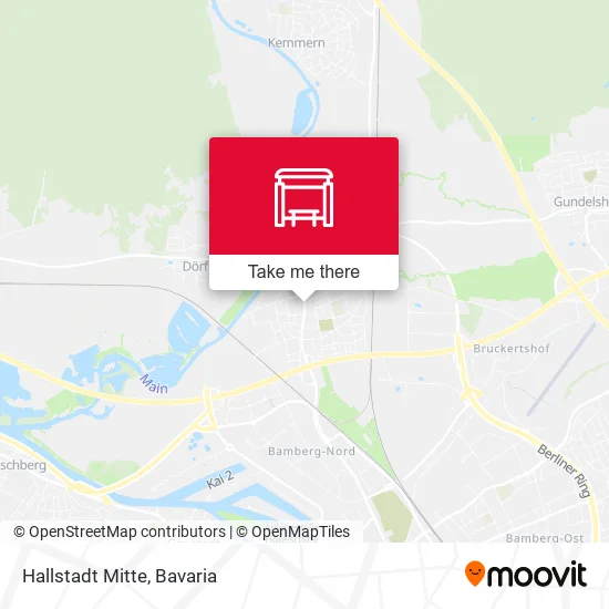 Карта Hallstadt Mitte
