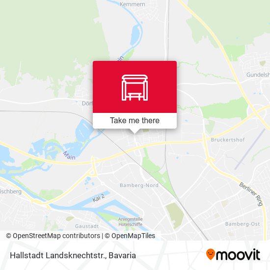 Hallstadt Landsknechtstr. map