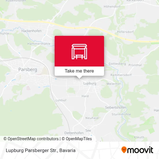 Lupburg Parsberger Str. map