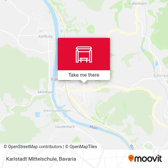 Karlstadt Mittelschule map