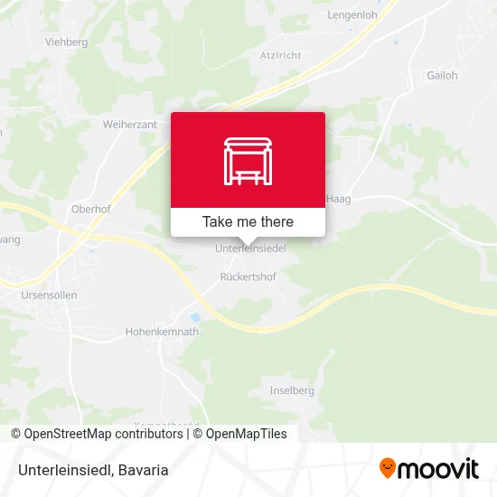Unterleinsiedl map
