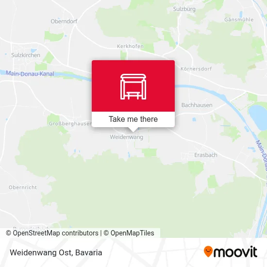Weidenwang Ost map