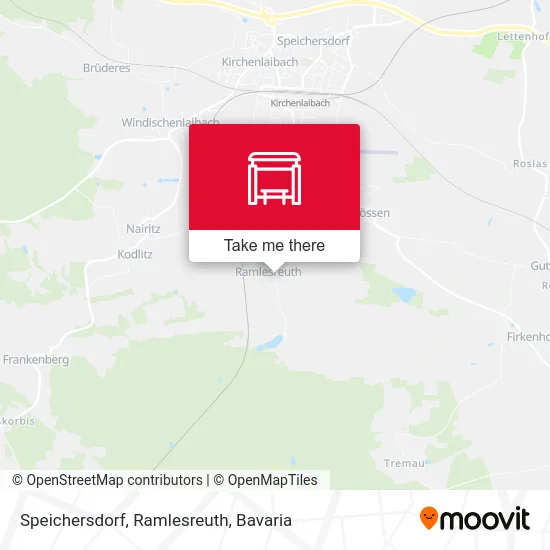 Карта Speichersdorf, Ramlesreuth