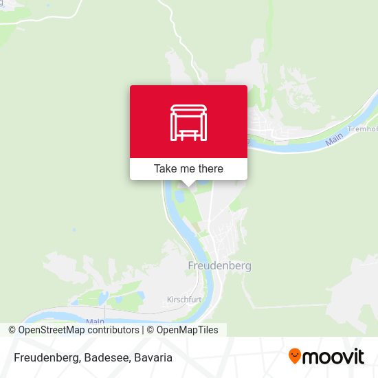 Карта Freudenberg, Badesee
