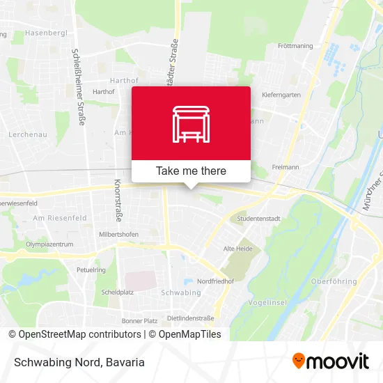 Карта Schwabing Nord
