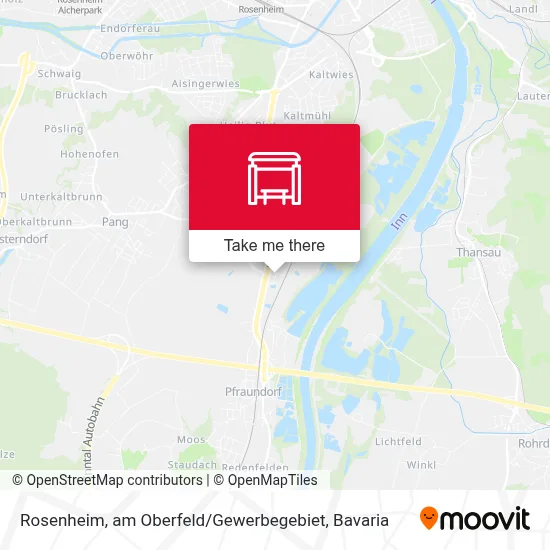 Rosenheim, am Oberfeld / Gewerbegebiet map